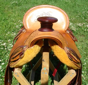 3B Visalia-style old-timer saddle